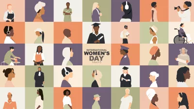 Illustration of women in different roles