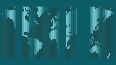 FGH 2025 report cover, teal, fractured global map