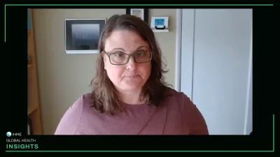 Video still of Catherine Johnson