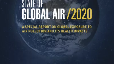 State of Global Air 2020 report cover