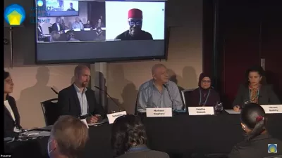 Presenters at the world health summit